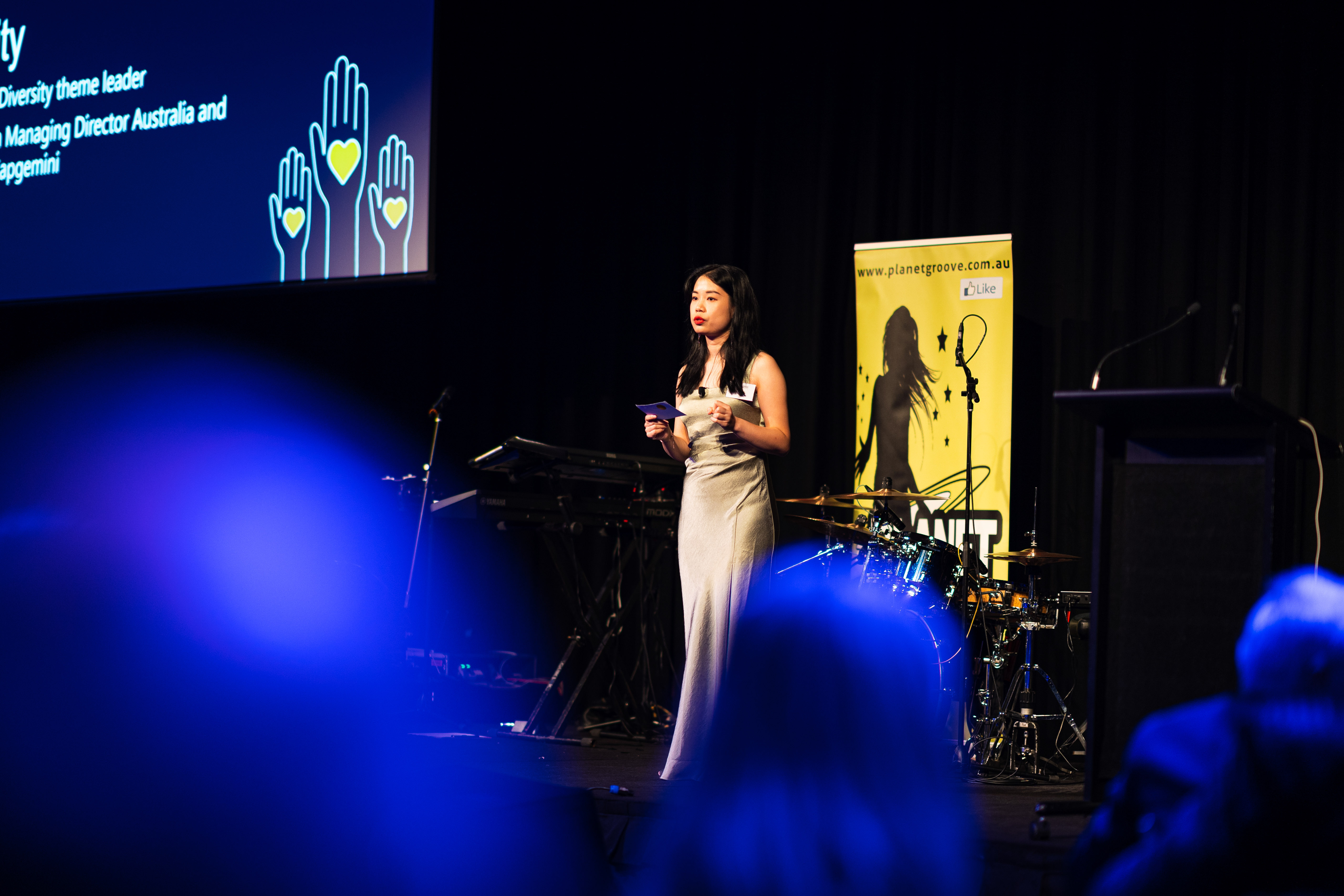 Diandian Wu on stage